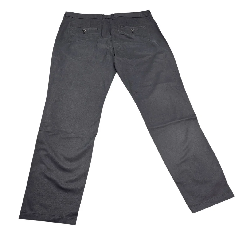 Perk Chino Pants‎ 40/32 Charcoal Grey Cotton Stretch Slim Fit Feel Good Chinos